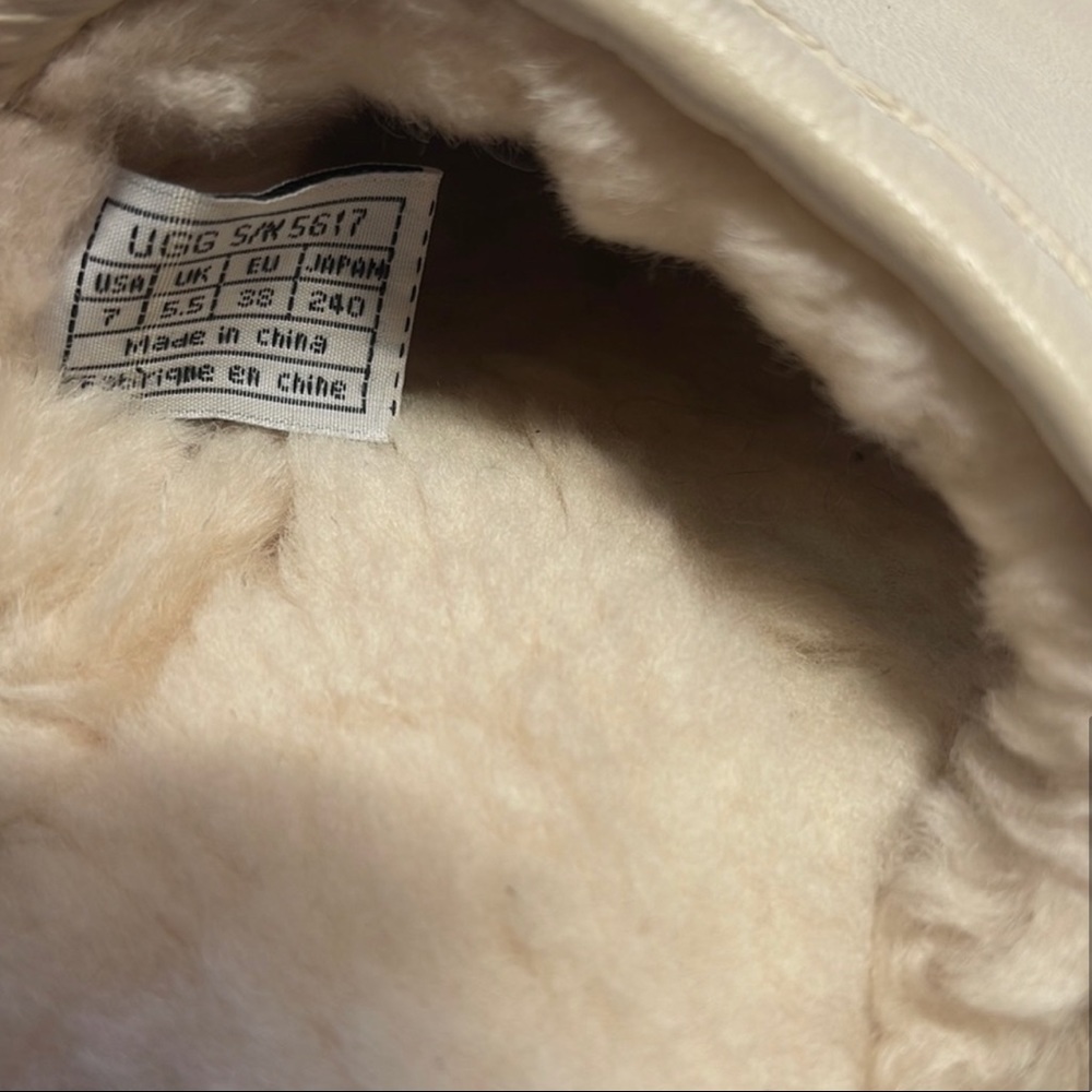 Ugg leather house slippers - Picture 3 of 5